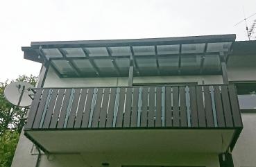 Aluminium Balkonüberdachung Musterbild 2